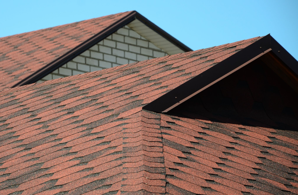 Roof installation in progress on home exterior