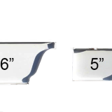 Comparison of various residential gutter sizes
